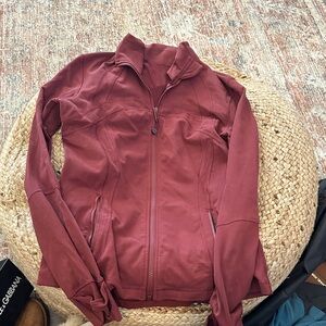 lululemon athletica Maroon Utility Jacket